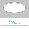 Downlight empotrar redondo 18 W 